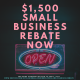 SMALL BUSINESS REBATE OPEN 13.04.2021